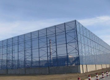 珠海電廠防風抑塵網安裝案例