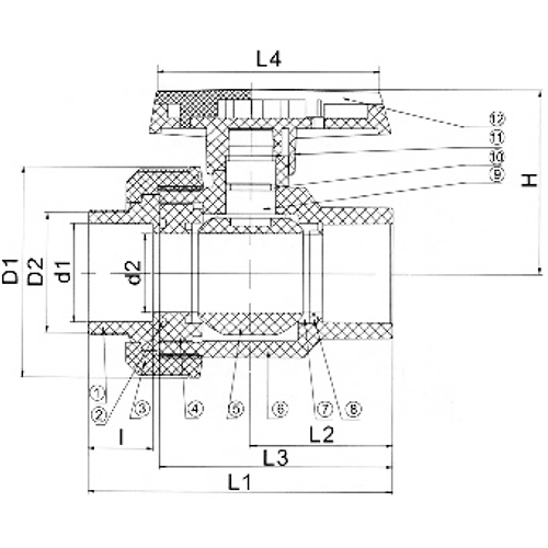 UPVC Single Union Spring Check Valve Thread Connector 